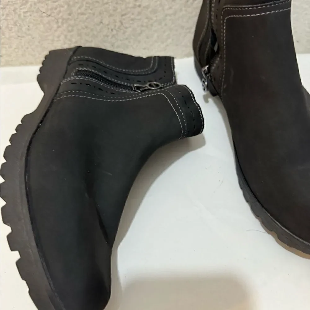 JSport by Jambu Jenna Black Anke Winter Boots Women 10M